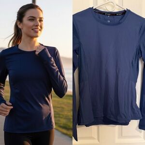 Spyder Women’s Medium Navy Blue Long Sleeve Performance Athletic Top